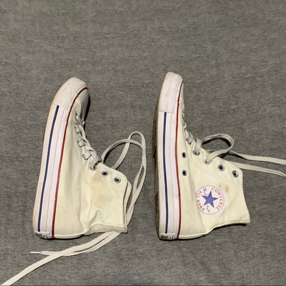 White High Top converse